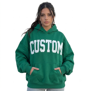 Sudadera con Capucha de Felpa de Algodón Grueso, Estilo Europeo y Americano, Venta al Por Mayor, Personalizada con Impresión, Unisex, OEM - Product Image 4