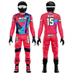 Traje de Motociclismo MTB AVT de Lujo para Hombre y Mujer, con Estampado por Sublimación, Diseño Elegante, Serigrafía de Silicona, Traje de Carreras MX - Product Image 1