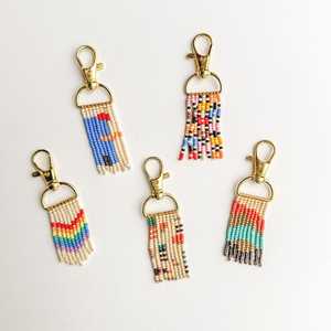 Handmade Beaded Tassel Keychain Multicolor Fringe <b>Bag</b> Charm Designer Pendant <b>Key</b> <b>Ring</b> Gift Wholesale Supplier - Product Image 6