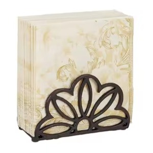 Stylish Metal Napkin Stand For Dining Table And <b>Kitchen</b> Elegant <b>Tissue</b> <b>Holder</b> For Home Office And Restaurant - Product Image 1