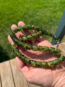 Rosario Religioso Islámico a granel Tasbih 33 cuentas de oración de cuerno de búfalo Misbaha artesanías naturales turcas tradicionales hechas a mano por FWE - Product Image 4