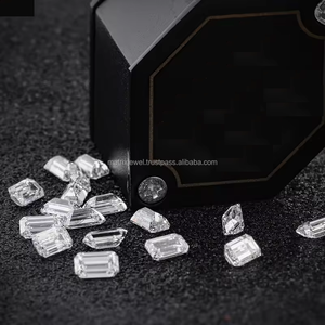 Prix de gros direct usine Diamant synthétique HPHT CVD de couleur blanche, taille émeraude, certifié IGI, clarté VVS, cultivé en laboratoire - Product Image 1