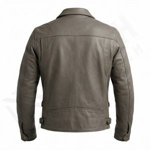 Veste de moto en cuir véritable pour homme de qualité supérieure, nouvelle arrivée, vestes de moto d'hiver, protections amovibles, personnalisables - Product Image 2