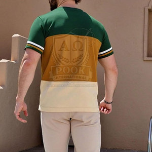 เสื้อยืดผู้ชายผ้าฝ้ายถักคุณภาพดีที่สุด 100% พร้อมโลโก้สั่งทำ ระบายอากาศได้ดี เป็นมิตรกับสิ่งแวดล้อม ราคาดีที่สุดสำหรับขายออนไลน์ - Product Image 4