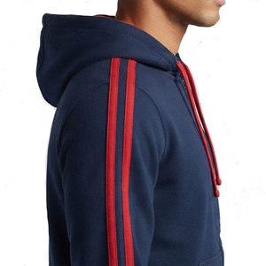 Men Urban Hooded <b>Top</b> Metal <b>Zip</b> Closure Ribbed Hem Comfortable Fit Contemporary Leisure Garment Private Label Manufacturing - Product Image 6