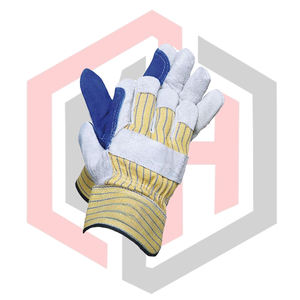 Gants de travail en cuir croûte renforcé, résistants à la déchirure, sans silicone, sans poudre, anti-chaleur, anti-coupure, antistatiques - Product Image 2