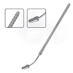 Tubo de Succión Poole de Acero Inoxidable, Instrumento Quirúrgico Dental, de Buena Calidad y Precio Económico, Superventas - Product Image 1