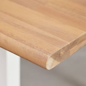 Mesa de jardín rectangular Vandana Hexa Vento 180x90 cm en madera de acacia y acero Maupi - Product Image 4