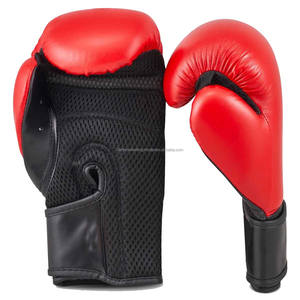 Gants de boxe thaïlandaise professionnels de haute qualité en cuir de vachette véritable de qualité supérieure personnalisable évacuation de l'humidité poignet réglable - Product Image 3