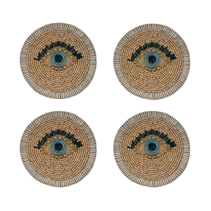 Posavasos Ecológicos Premium con Cuentas, Base Antideslizante, Decoración de Mesa, Accesorio de Lujo para Fiestas y Cócteles - Product Image 6