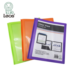 Dossier de présentation en PP écologique en gros avec 3 crochets et 2 pochettes pour la rentrée scolaire - Product Image 1