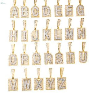 Pendentif en diamant de laboratoire Iced Out, lettre de A à Z, pendentif alphabet personnalisé, pendentif hip hop, pendentif en argent sterling 925 - Product Image 4
