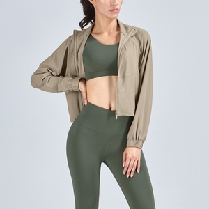 Chaqueta de Yoga para Mujer de Primera Calidad, Ropa Deportiva Transpirable de Corte Ajustado, Sudadera con Capucha Ligera para Gimnasio y Deportes - Product Image 2