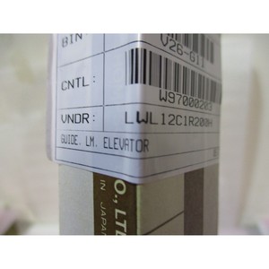 IKO LWL12C1R200H Linear Guide, LM, <b>Elevator</b>, 420363 - Trusted Global Legacy Semiconductor Equipment and <b>Parts</b> at - Product Image 1