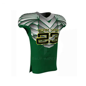 Uniformes de football américain professionnels de haute qualité, équipement d'équipe, ensemble complet, design personnalisé, joueurs, 100% polyester respirant - Product Image 4