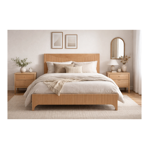 HAVASU RANGE Modern Design Eco-Friendly Durable Bedroom Furniture Made In Vietnam Direct Supply Wholesale Price Wooden <b>Bed</b> - Product Image 1
