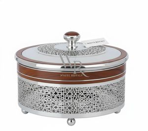 Casserole moderne en acier inoxydable avec revêtement émaillé, design durable et écologique, compatible gaz et induction, pour usage domestique et en restaurant - Product Image 1