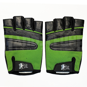 Gants de musculation professionnels Vivid Greens avec rembourrage amélioré de la paume |   Poignée antidérapante de qualité supérieure pour un équipement de musculation ultime - Product Image 3