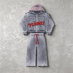 MAX WORLD ENTERPRISES Survêtement pour homme OEM ODM Conception personnalisée Qualité supérieure 100% coton Écologique Respirant Streetwear - Product Image 2