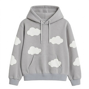 Women's Plus Size Knitted Front Logo 100% Cotton Casual Hoodie Sweatshirts 2026 - Product Image 4