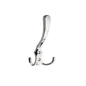Refined aluminum wall <b>hooks</b> crafted for seamless household organization and dependable utility in daily routines - Product Image 3
