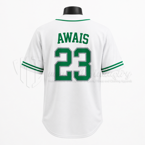 Camiseta de Béisbol Personalizada de Secado Rápido, Uniforme de Equipo con Botones al Frente, Camiseta de Béisbol al por Mayor, Fabricante de Ropa Deportiva OEM ODM - Product Image 2
