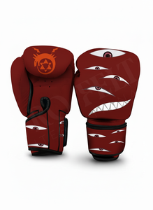 Guantes de Boxeo de Cuero Genuino con Logotipo Personalizado, Diseño con Patrones para Entrenamiento de Sparring, Equipo de Fitness para MMA, Kickboxing y Boxeo - Product Image 6