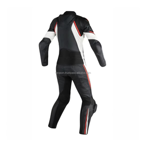 Traje de Carreras de Motocicleta y Automovilismo, de Cuero, de Una Pieza, Manga Larga, Impermeable, Transpirable y Cómodo, Personalizado para Adultos - Product Image 6