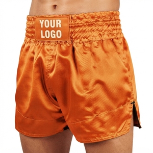 Pantalones Cortos de Artes Marciales Mixtas FIGHT BRO, Lavados, Elásticos, con Logotipo Frontal, Transpirables, de Secado Rápido, Ligeros, Duraderos, 100% Algodón, para Adultos - Product Image 6