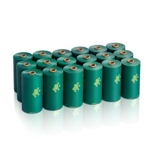 Sacchetti per Rifiuti di Cani Biodegradabili in HDPE, Profumati alla Lavanda, 270 Pezzi, 13 x 9 Pollici, Rotoli di Ricarica Robusti e Spessi con Forte Controllo degli Odori - Product Image 1