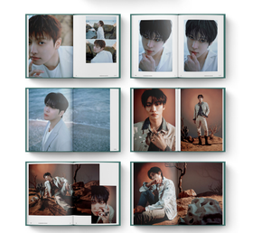 สมุดภาพครบรอบ 8 ปี ATEEZ : Blue Drift พร้อมซีดีเพลงป๊อป บรรจุในซองพลาสติก ภาษาเกาหลี สำหรับทุกวัย รุ่น KR BW-154 ของสะสม - Product Image 2