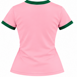   Camiseta informal de manga corta con cuello redondo y diseño gráfico de Sisterhood Pink Ladies, cómoda camiseta inspirada en la hermandad para el día a día - Product Image 2