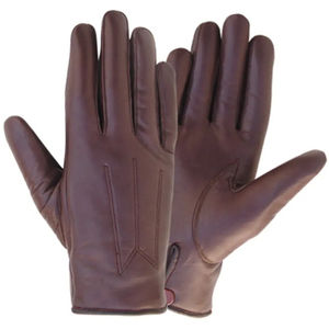 Gants de travail d'hiver légers pour hommes, en cuir de vachette véritable, respirants, doublés, compatibles écran tactile, chauds, antidérapants, pour le sport - Product Image 1
