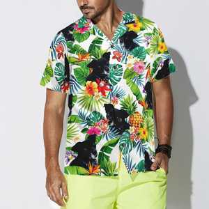 Men's Casual Short Sleeve Floral Hawaiian Shirt Turn-<b>down</b> Collar Digital Printed Summer Vacation Breathable Poplin Fabric 100% - Product Image 4
