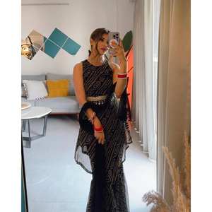 Ensemble haut-plazzo et dupatta pour femmes, magnifique, pour les occasions spéciales - Product Image 3