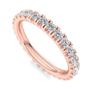 Anillo de Boda de Media Eternidad de 3 Filas de Plata de Ley 925 con Moissanita Zanlong 13823, Joyería Fina para Hombre y Mujer, Certificado GRA - Product Image 5