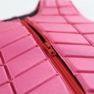 Chaleco Protector Ecuestre Ligero y Acolchado con Cierre Frontal y Cordones Laterales Ajustables para Entrenamiento de Equitación - Product Image 4