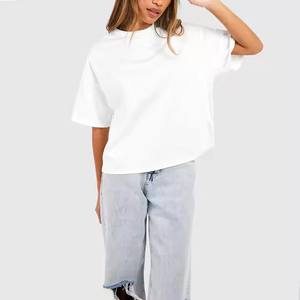 Camisetas de Verano para Mujer, Corte Ajustado, 100% Algodón, Diseño Personalizado, Casual, Manga Larga, Cuello Redondo, Apliques, Ecológicas - Product Image 4