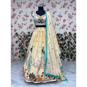 Designer Women's Sets Lehenga Choli with <b>Beautiful</b> Multi-Thread Embroidery - Product Image 5