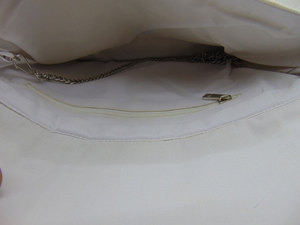 Elegant <b>White</b> Hand Beaded Satin Clutch <b>Bag</b> Pearl Beads Floral Embroidery Handmade Wedding <b>Bridal</b> Evening Party Purse Lowellcraft - Product Image 4