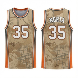 Camouflage Basketball Jersey Sublimated Tank Top Unisex Adult All Seasons Quick Dry Apparel - Product Image 1