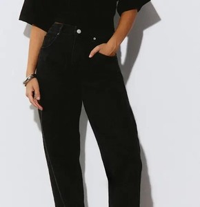 Pantalones Vaqueros de Mezclilla para Mujer al por Mayor, de Alta Calidad, Corte Bootcut, Casuales, Estilo Urbano, de Verano, Poliéster/Algodón, Cintura Media, Secado Rápido, Vintage - Product Image 3