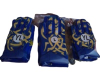 Guantes Deportivos Personalizados para Fútbol Americano, con Agarre Mejorado, Cierre de Cordones, Cuero Sintético, para Receptor, Marca OEM
