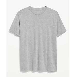 T-shirt pour homme, coupe classique, logo sur le devant, pur coton, manches courtes, 220 GSM, séchage rapide, respirant, couleurs basiques, décontracté - Product Image 3