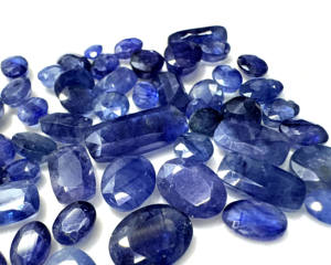 Zafiro Azul Natural Facetado de Alta Calidad, Piedra Suelta Certificada por Terceros, 6-15mm, Corte de Forma Mixta para Anillos y Colgantes de Joyería - Product Image 6