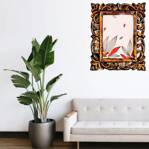 Cadre photo en bois massif de qualité supérieure, décoration de table, cadre photo en bois fait main de luxe, cadre photo en bois rustique moderne de style ferme - Product Image 5