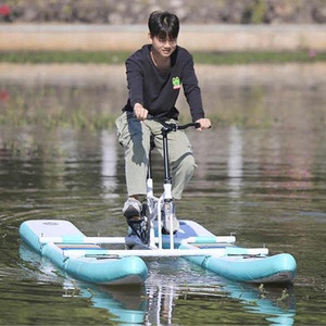 รอบลอยแพลตชายหาดเดี่ยวกีฬาทางน้ําพีวีซีเปลญวนน้ําพร้อมพนักพิง - Product Image 4