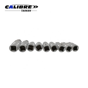 TAIWAN CALIBRE 9pc 1/2" Dr 4-17mm Metric Short Hex Bit Socket Set, Allen Hex Bits - Product Image 4
