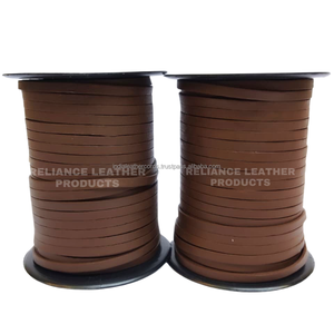 Durable Black Shine Natural Dark Brown Flat <b>Leather</b> Cord 5mm Cowhide <b>Leather</b> Strip for Handmade Jewelry Supply - Product Image 5