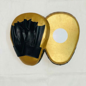 Pads de frappe personnalisables en cuir PU, confortables et durables, pour Kickboxing, Muay Thai, MMA - Product Image 1